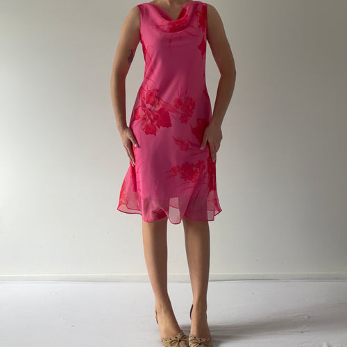 Alyn Paige Floral Midi Dress | L