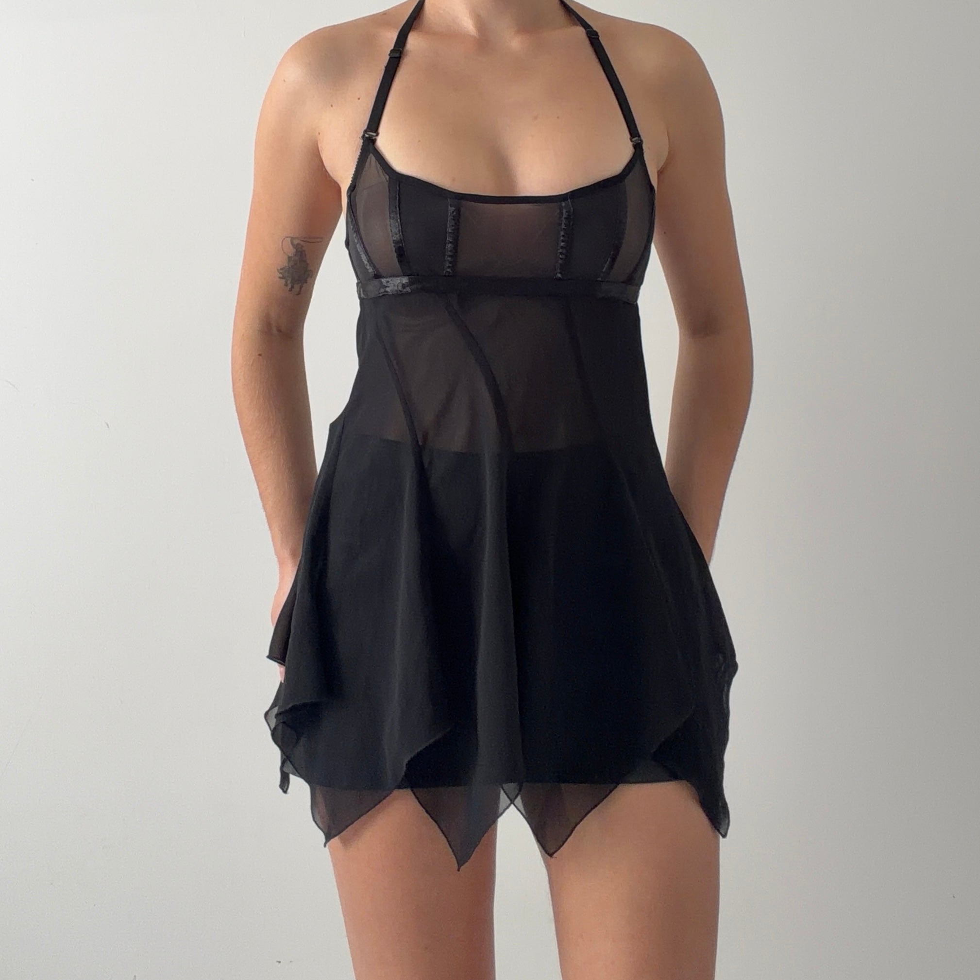 2003 Victoria's Secret Mini Handkerchief Babydoll | XS