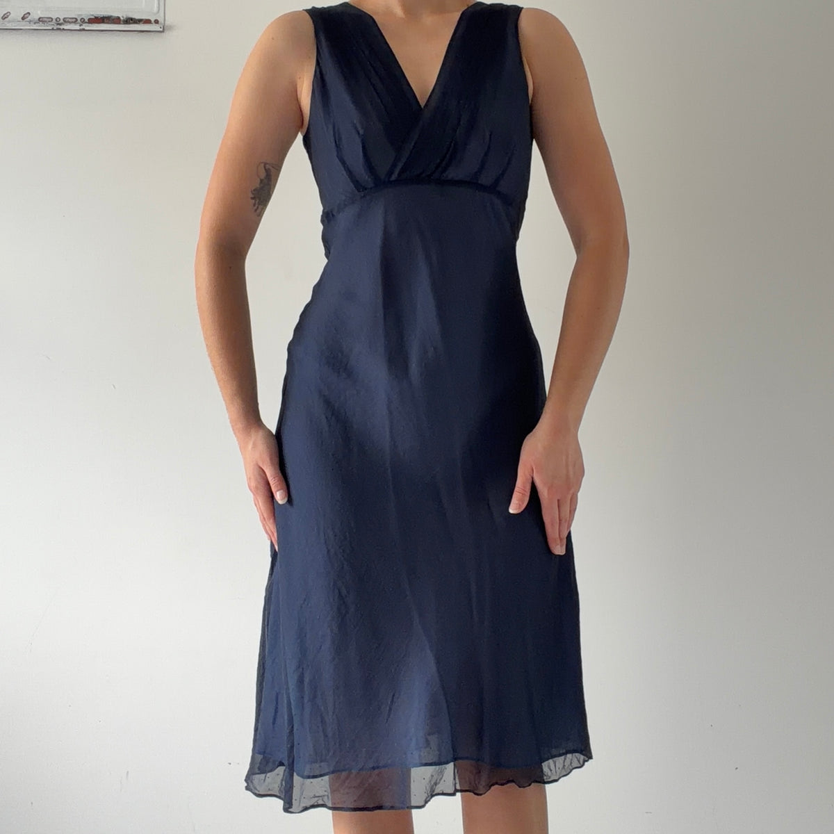 Express Silk Midi Dress | M