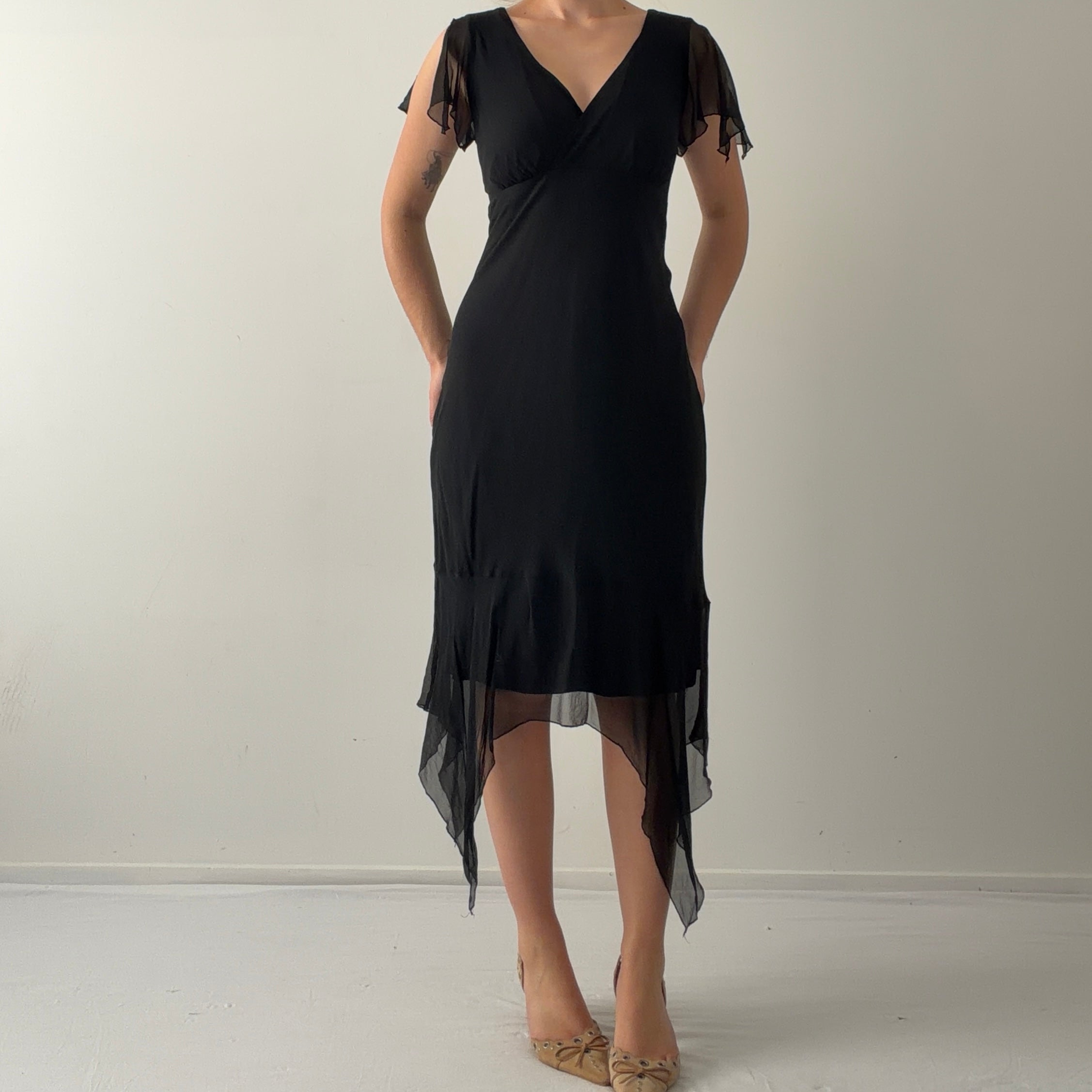 Jonathan Martin Silk Fairy Dress | M