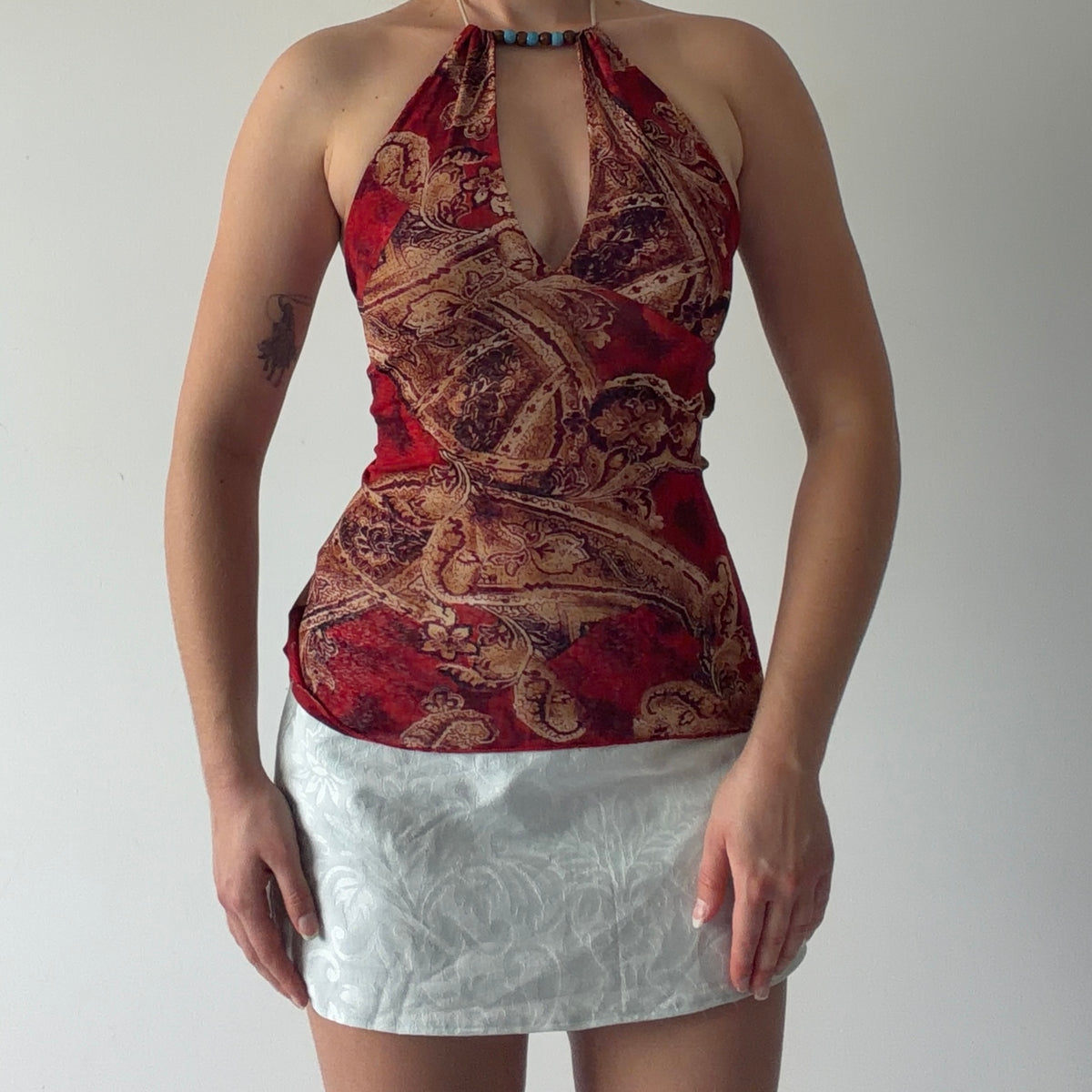 Pulsion Paris Paisley Halter Top | S-M