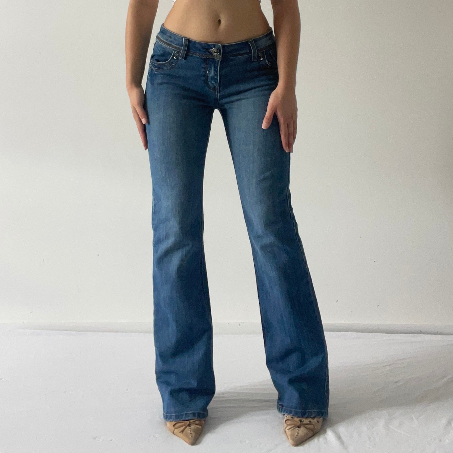 Kelso Low Rise Flare Jeans | S