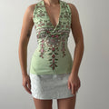 International Concepts Floral Tank Top | L