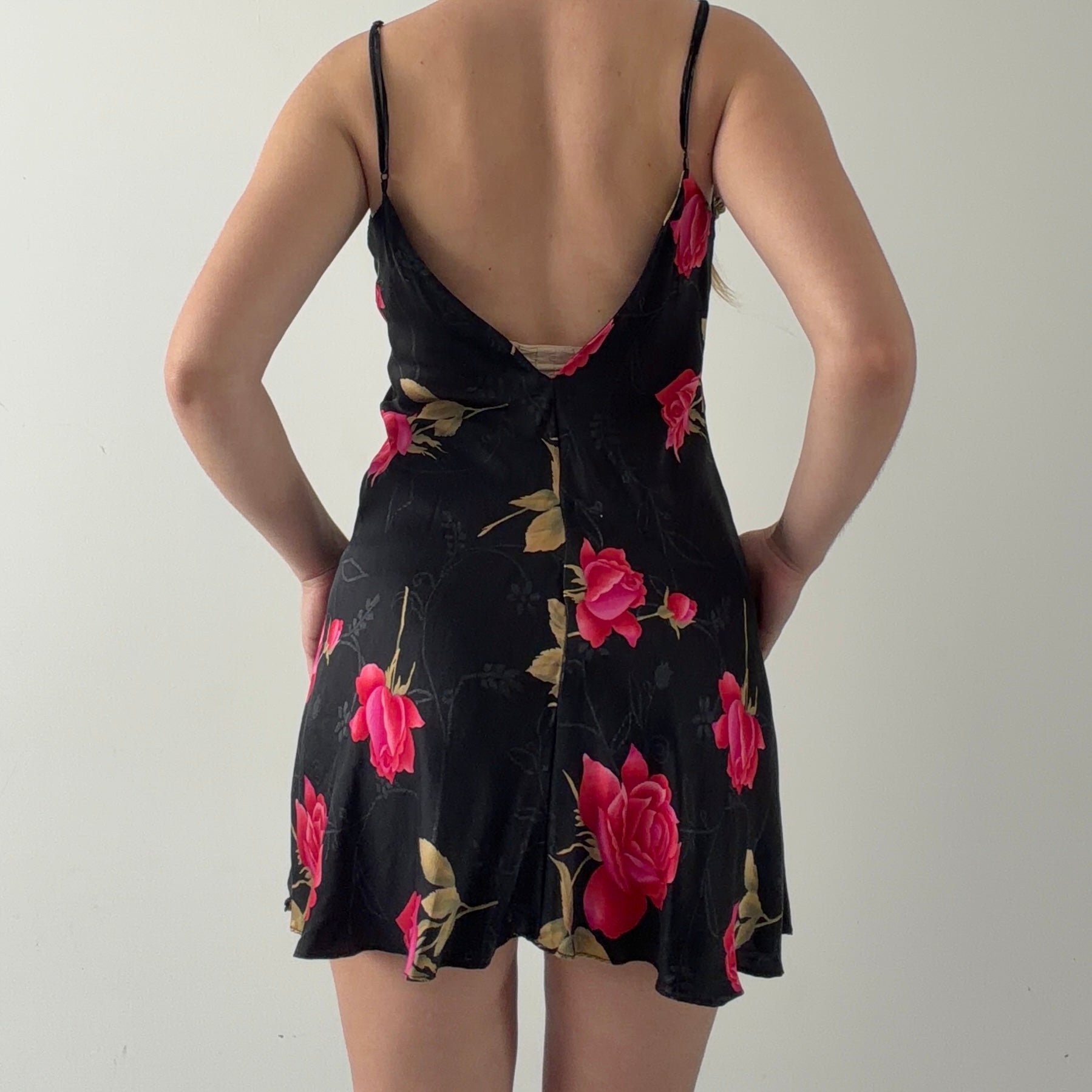 Victoria's Secret Silk Mini Slip | Rose | S