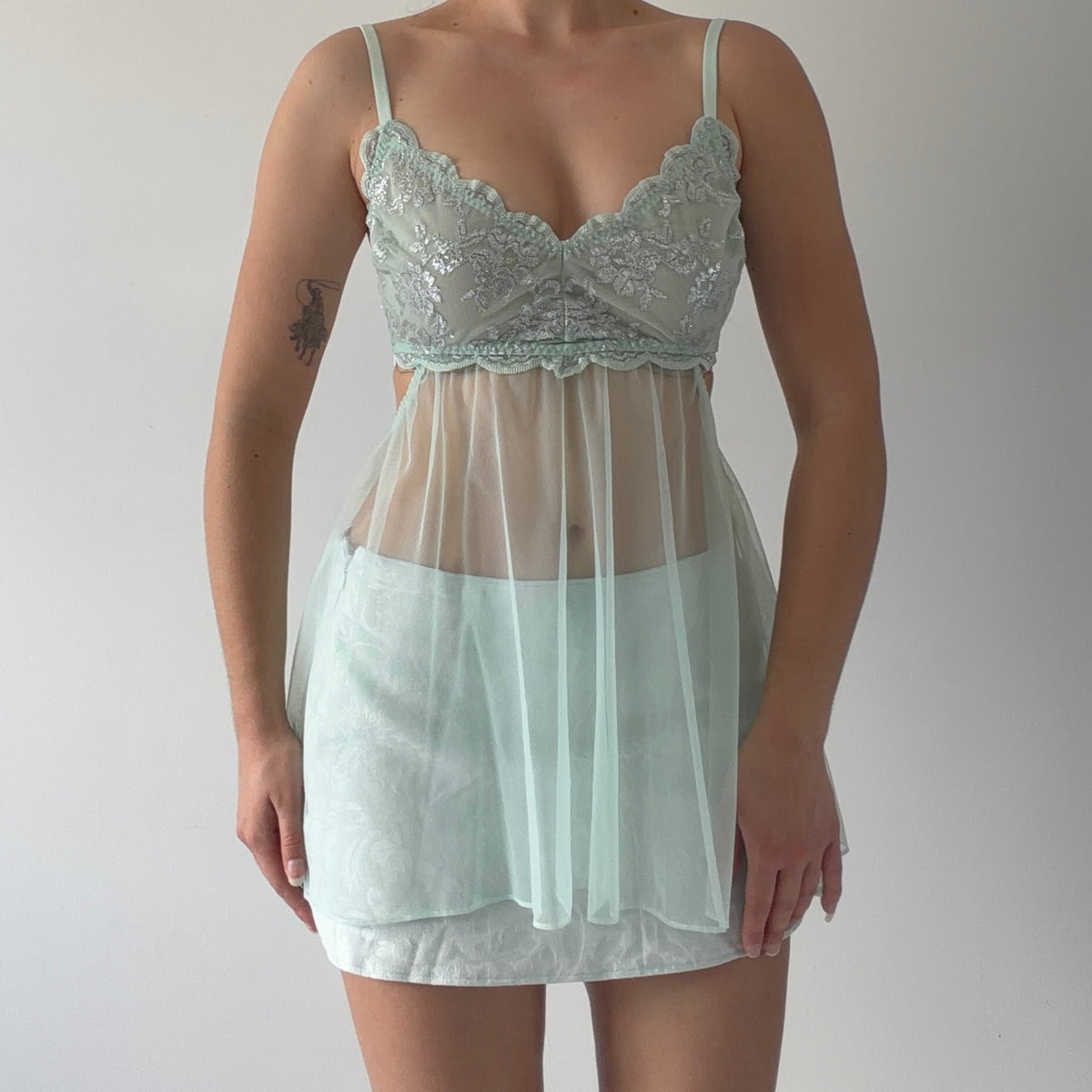Victoria's Secret Babydoll Top | Mint | M