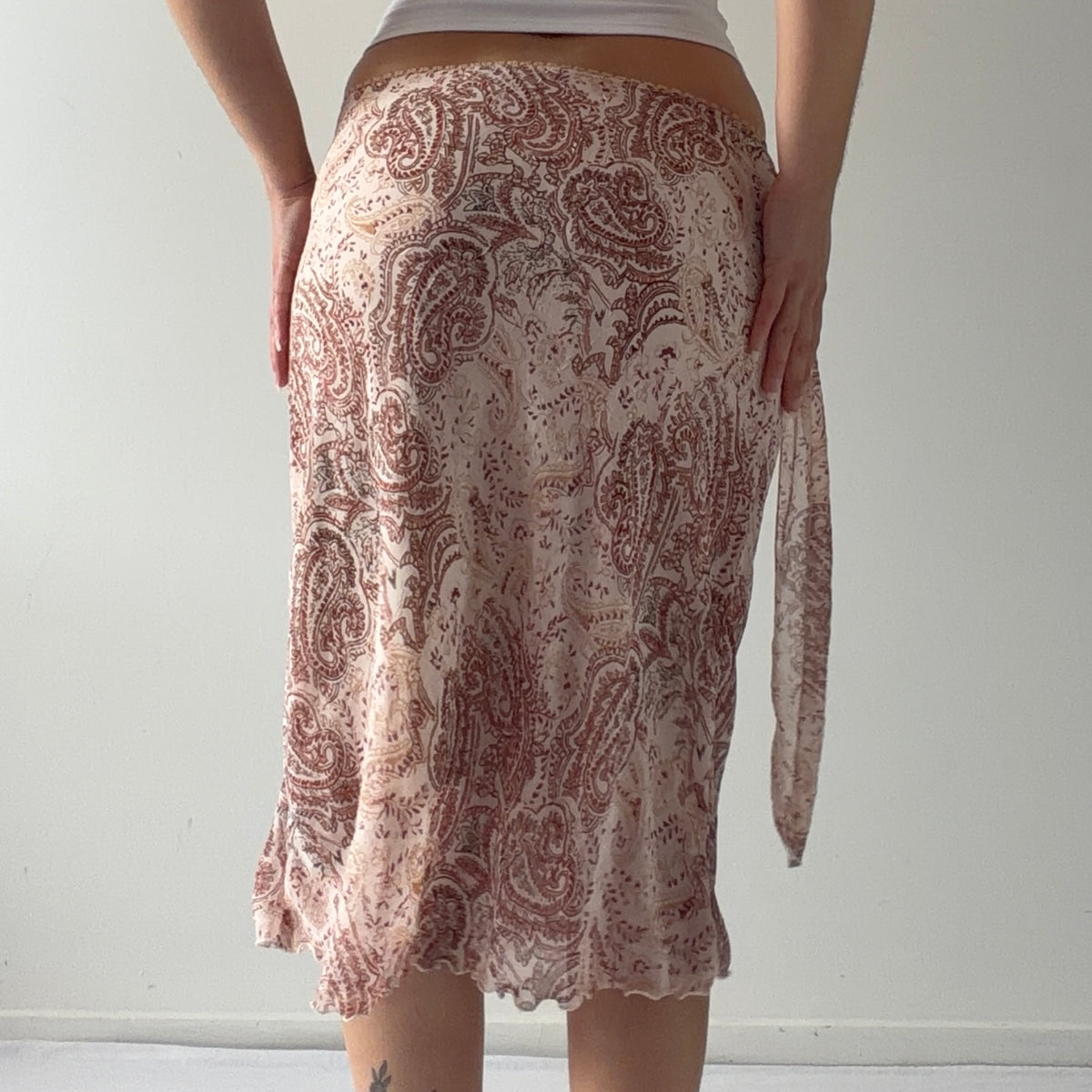 Mimi Chica Paisley Midi Skirt | 6-8