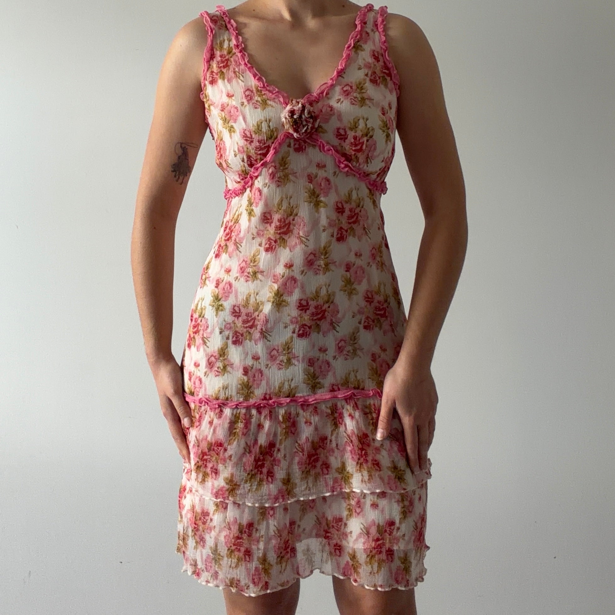 Wet Seal Floral Midi Dress | M