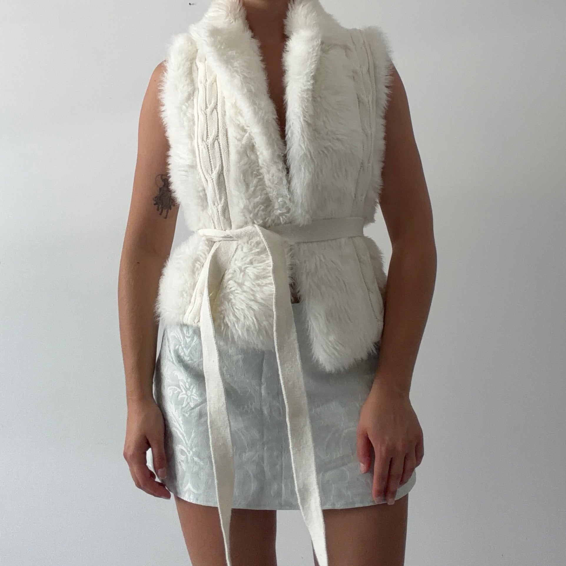 XOXO Faux Fur Knitted Top | 6-8
