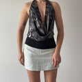 Gidani USA Halter Cowl Top | M