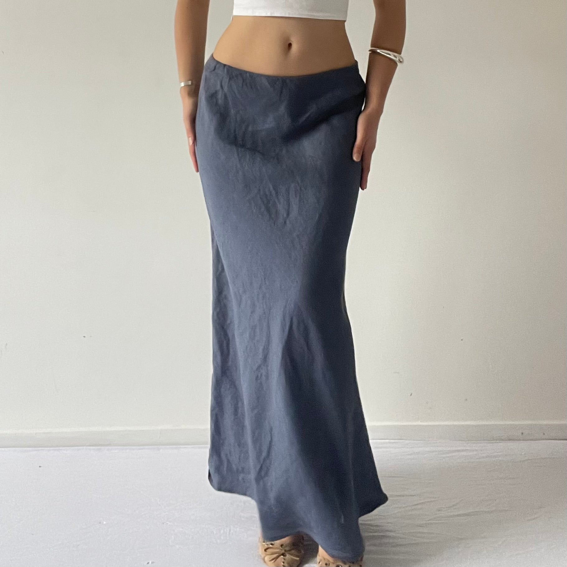 Knueferman Linen Maxi Skirt