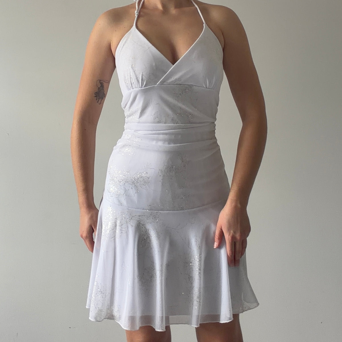 Taboo Halter Midi Dress | 10-12