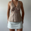 The Limited Silk Halter Top | S