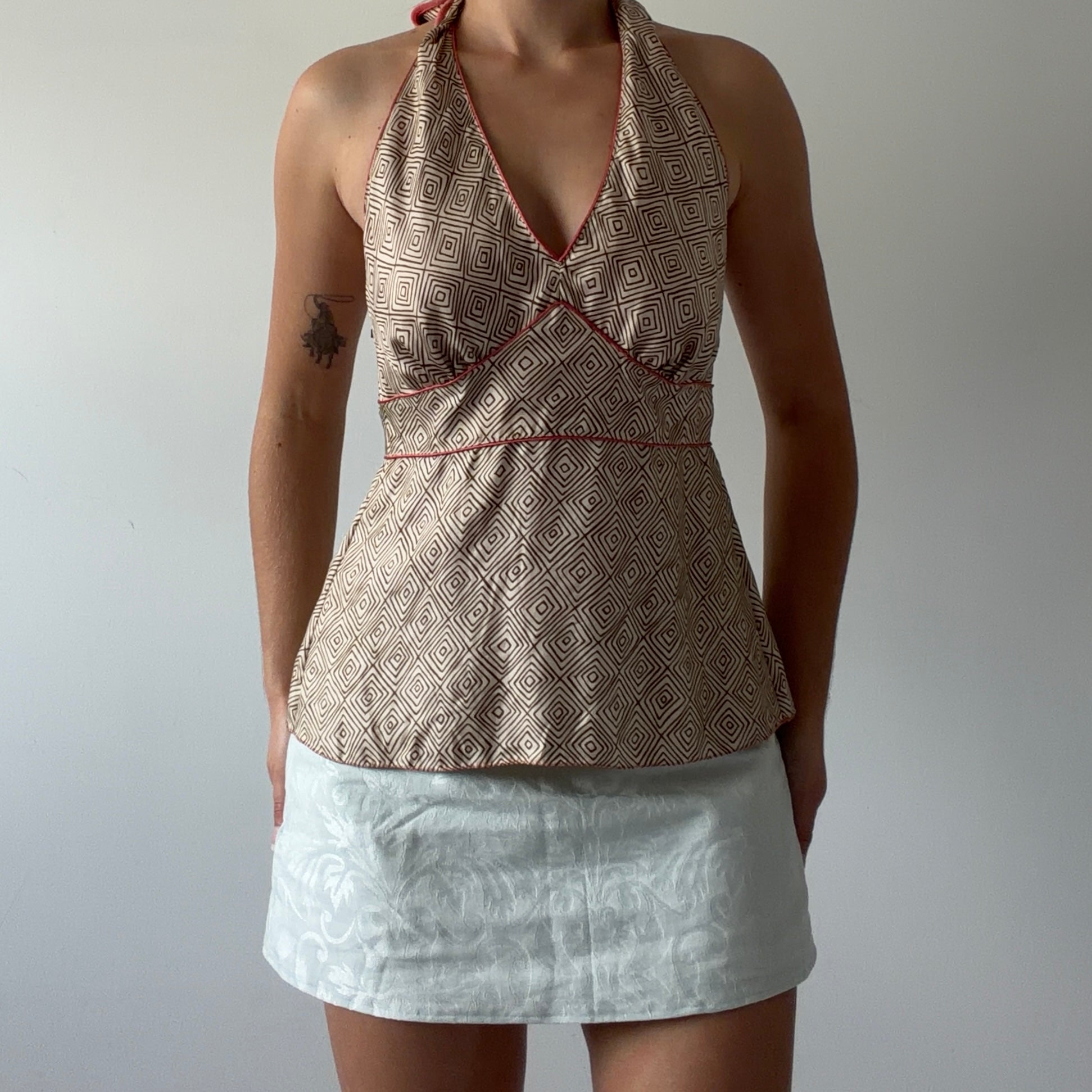 The Limited Silk Halter Top | S