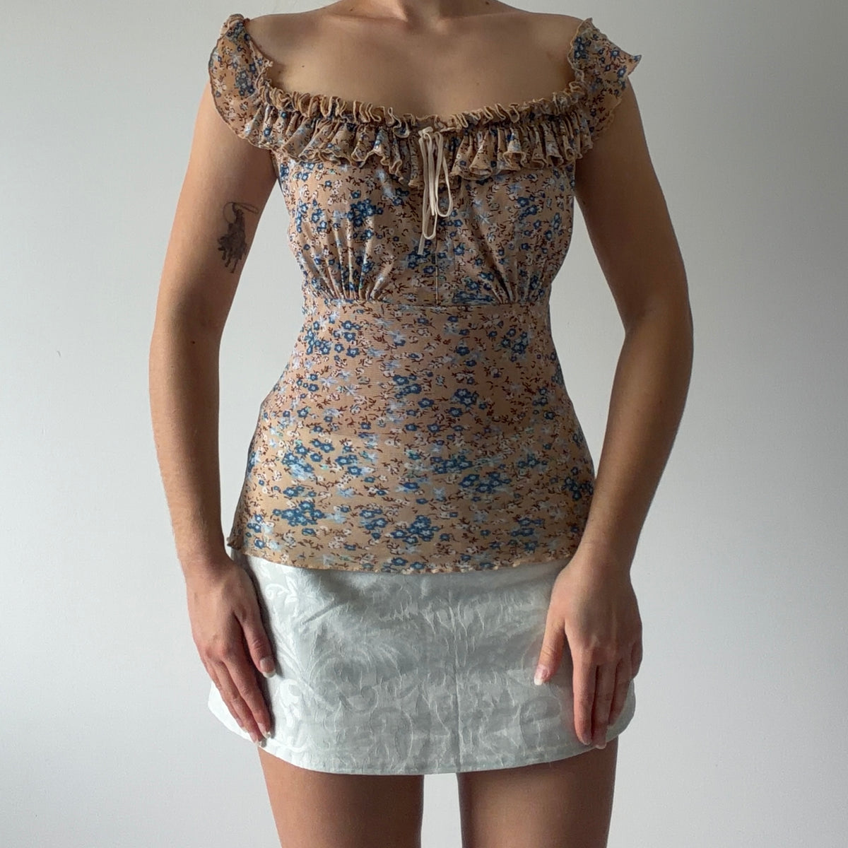 Valleygirl Mesh Prairie Top | L
