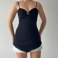 No Boundaries Babydoll Asymmetric Cami | S