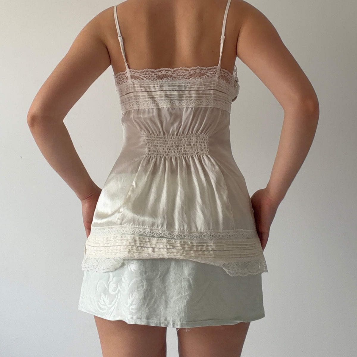 White House | Black Market Silk Cami | S