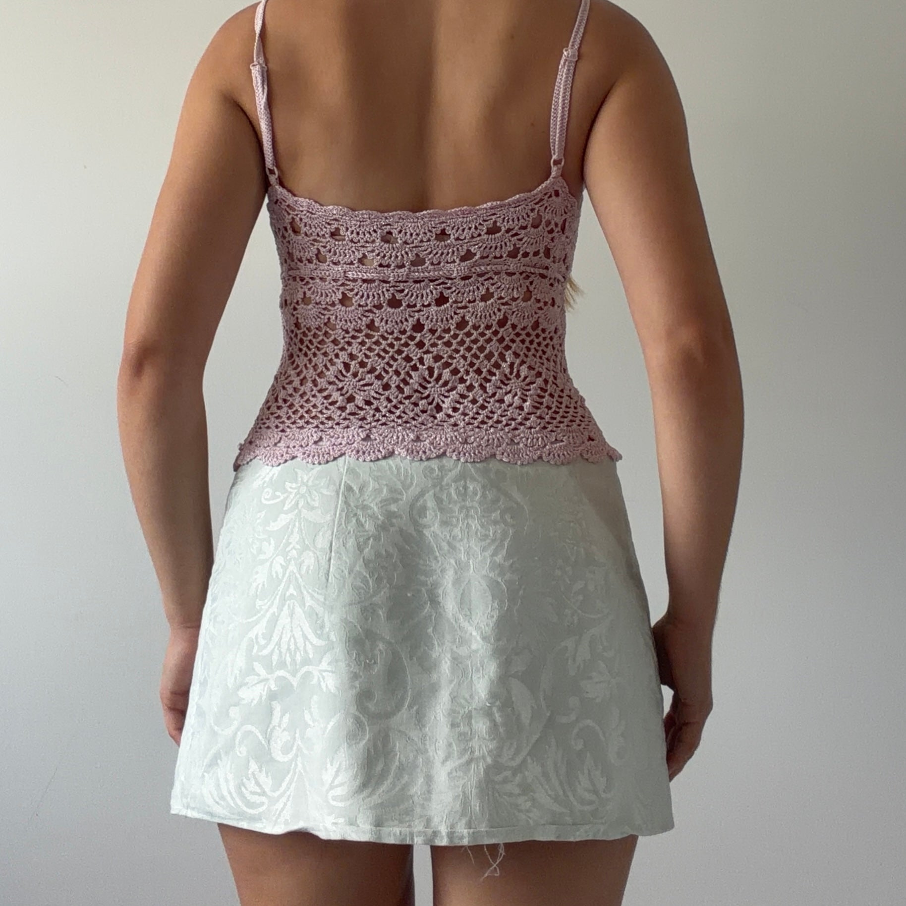 Glittery Crochet Top | 6-8