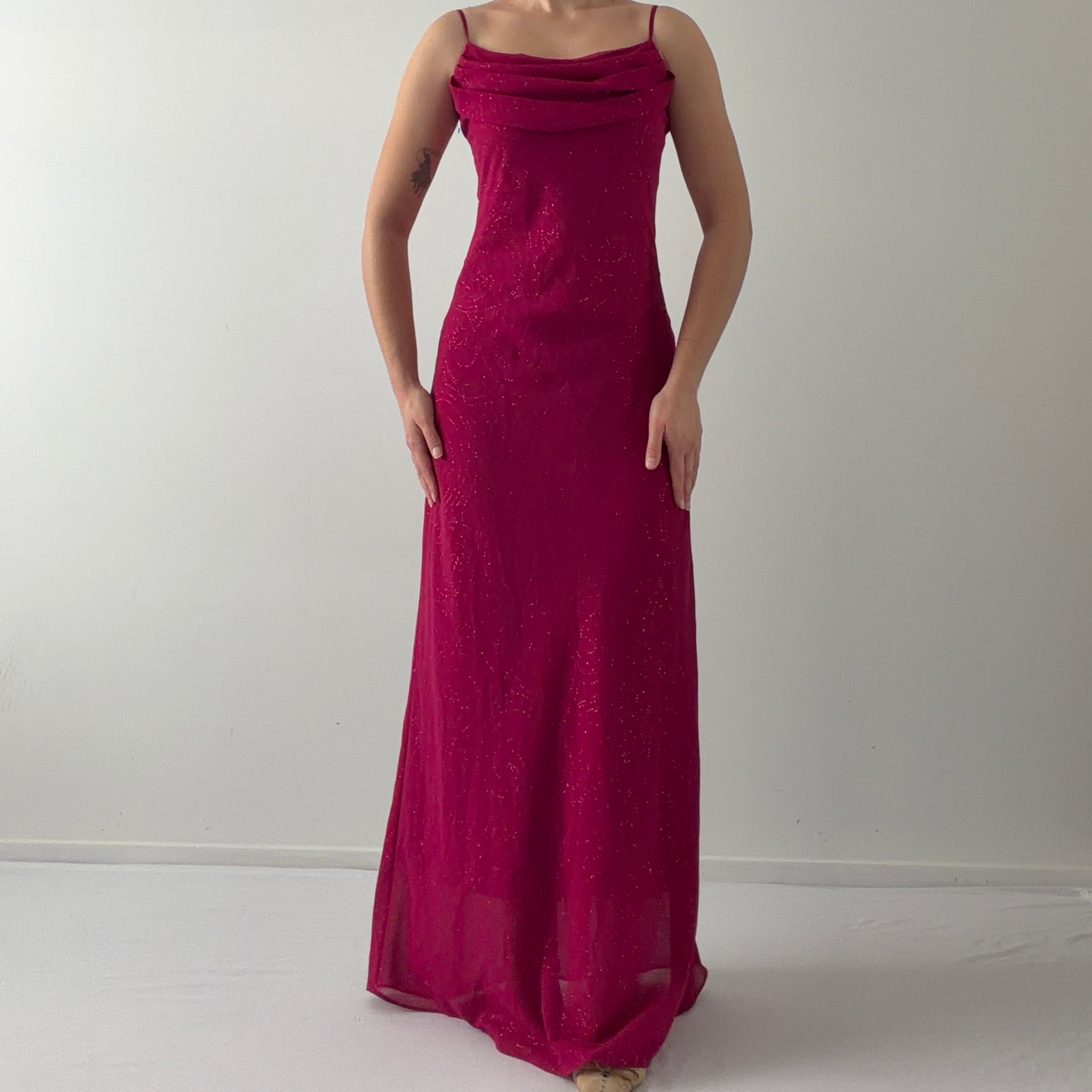 Karina Cowl Maxi Dress | M