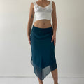 Low Rise Bias Asymmetric Skirt | 10-12