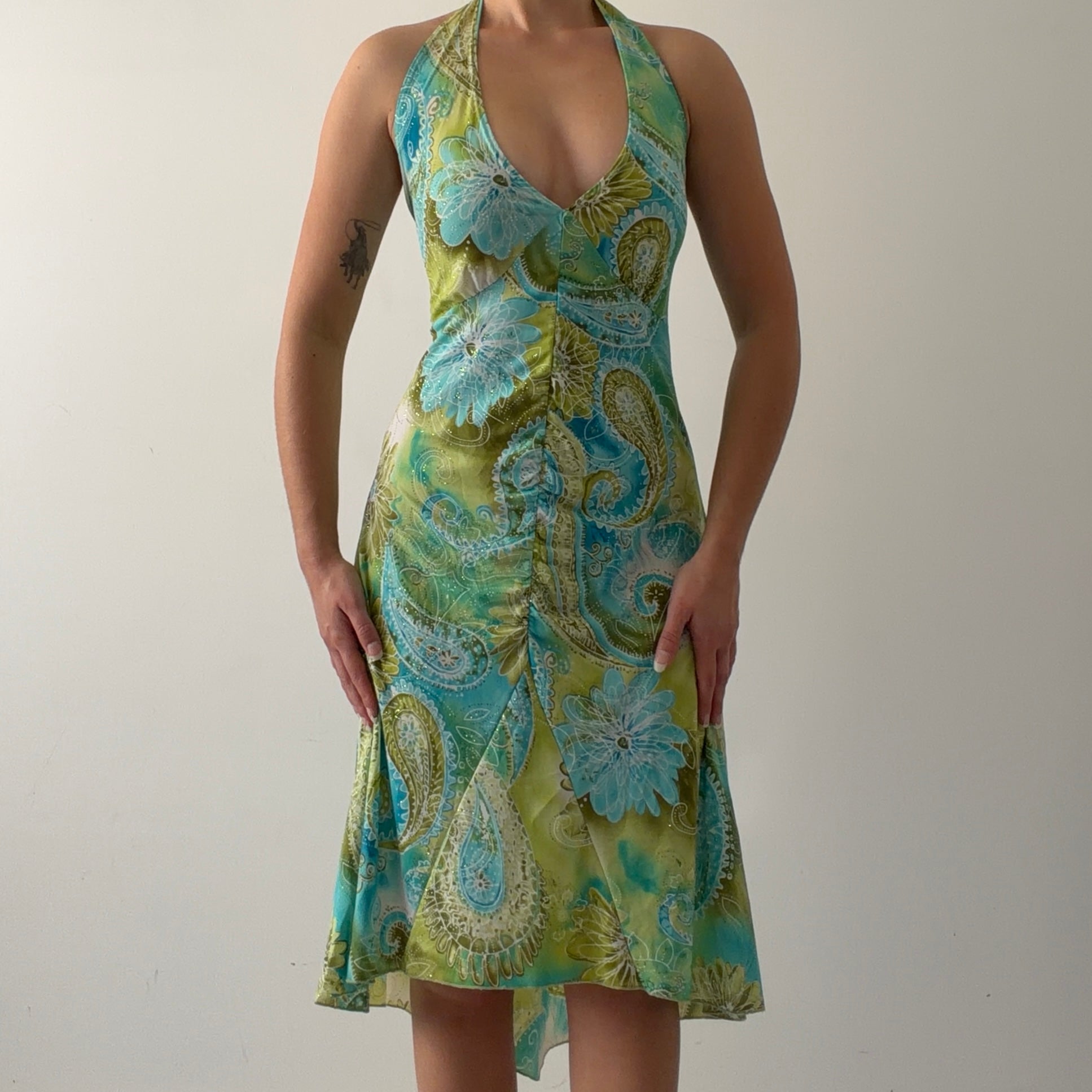 M.K.M Designs Halter Dress | XL