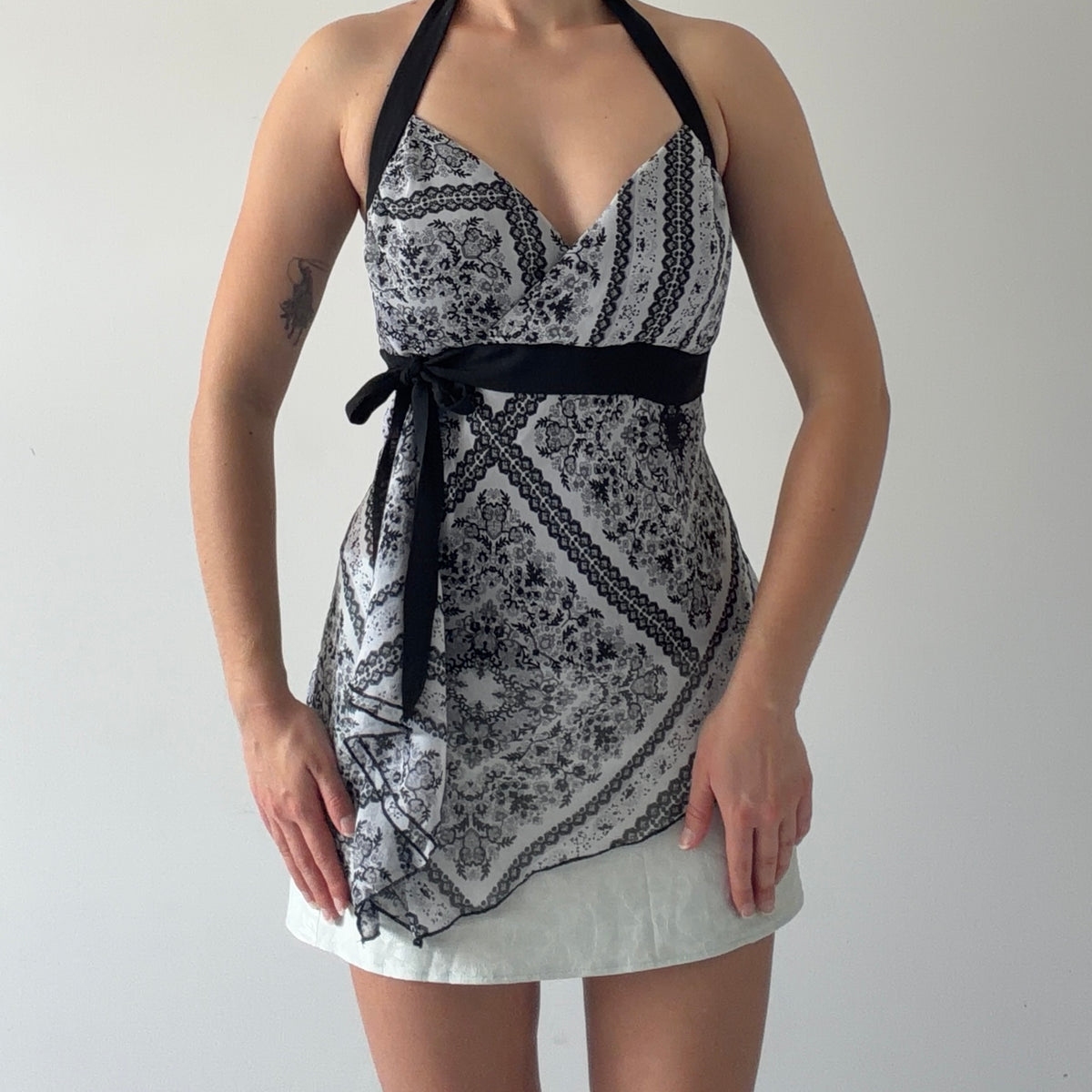 Studio 1940 Scarf Halter Top | 10-12