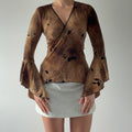 00s Forever 21 Bell Sleeve Top | M