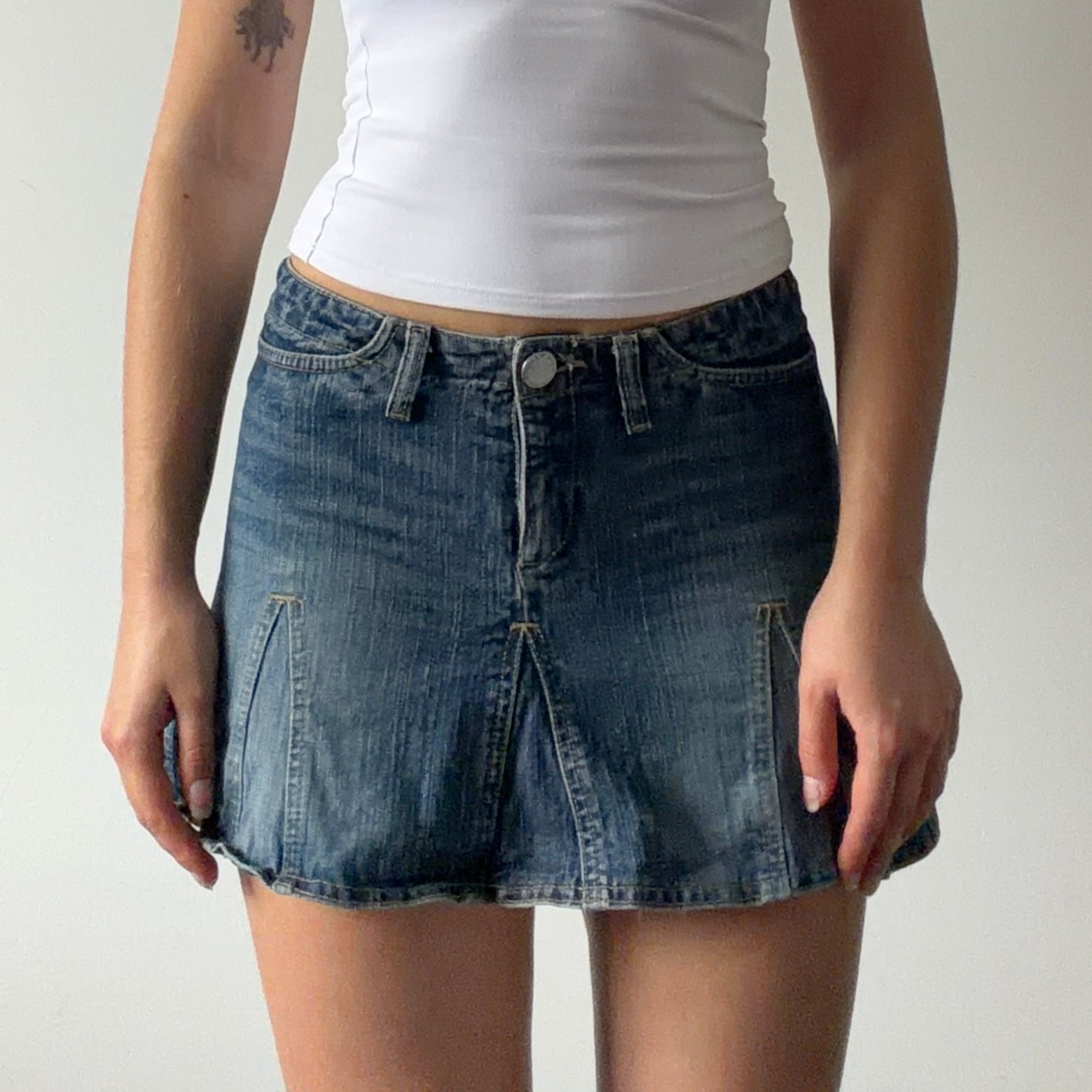 TRF Denim Mini Skirt | 4-6