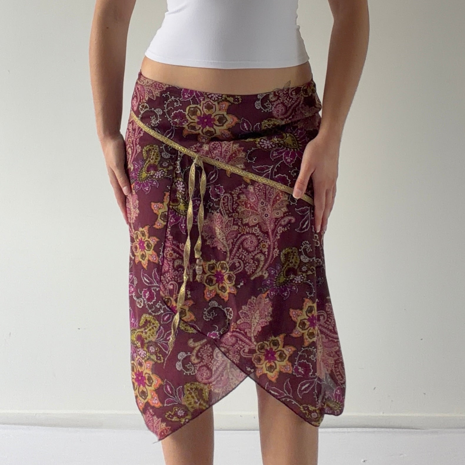 Luna Chix Mesh Midi Skirt | S