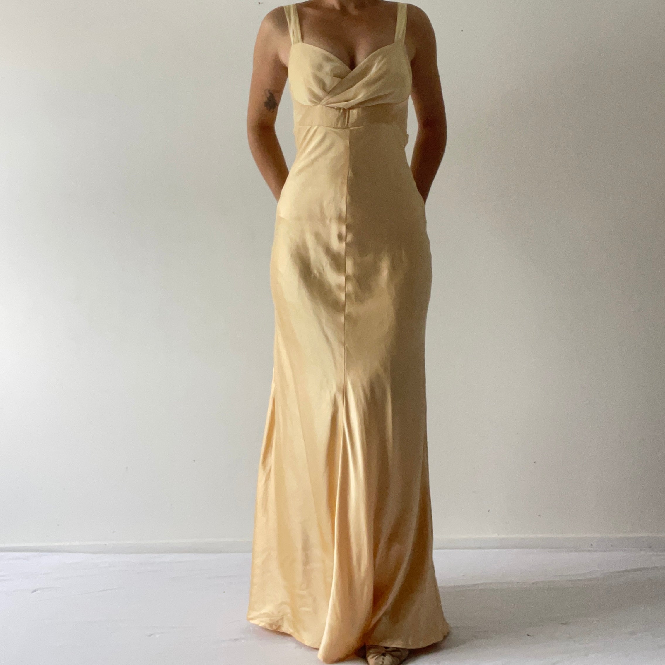 Silk Maxi Dress | 6-8
