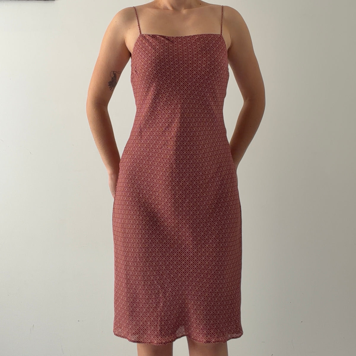 Ann Taylor Silk Midi Dress | S