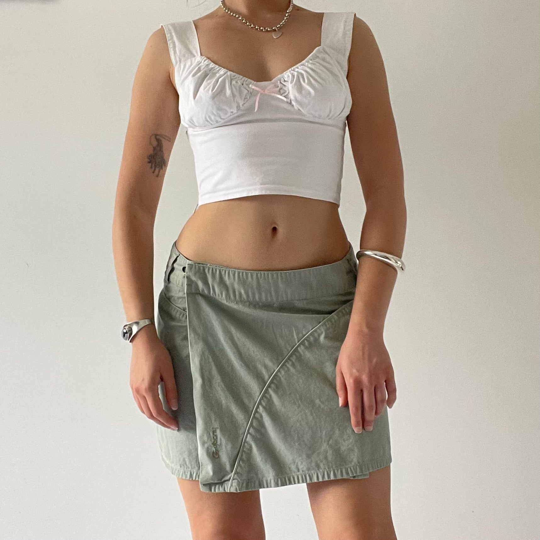 90s/00s Rip Curl Wrap Mini Skirt | 8-10