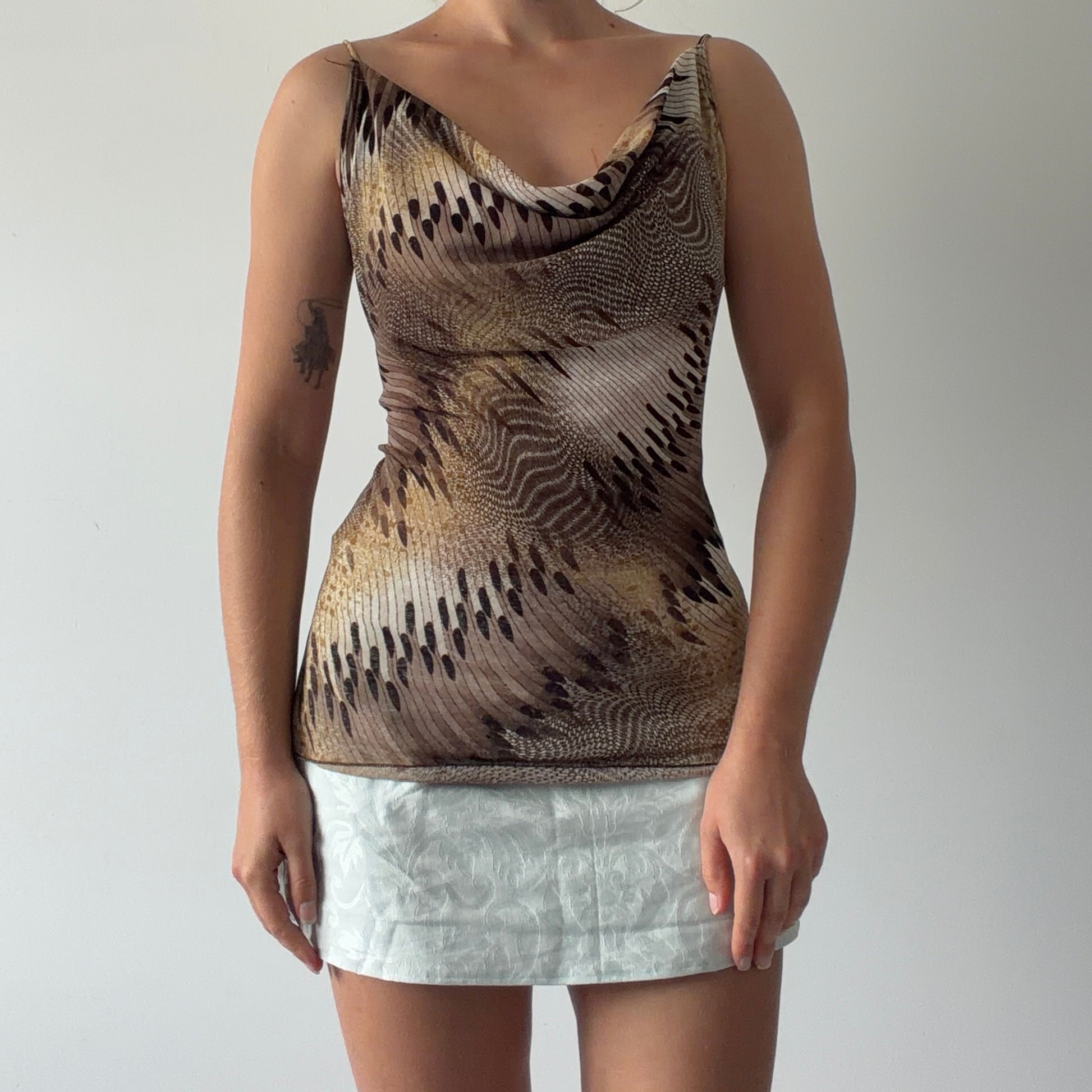 Caren Sport Cowl Top | Made in USA | 16-18