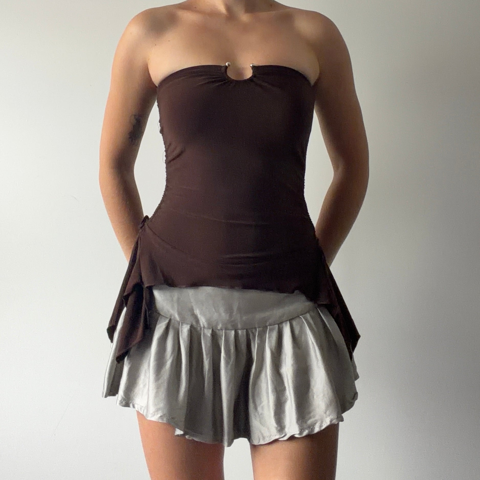 Knitenjin Strapless Top | Made in USA | S