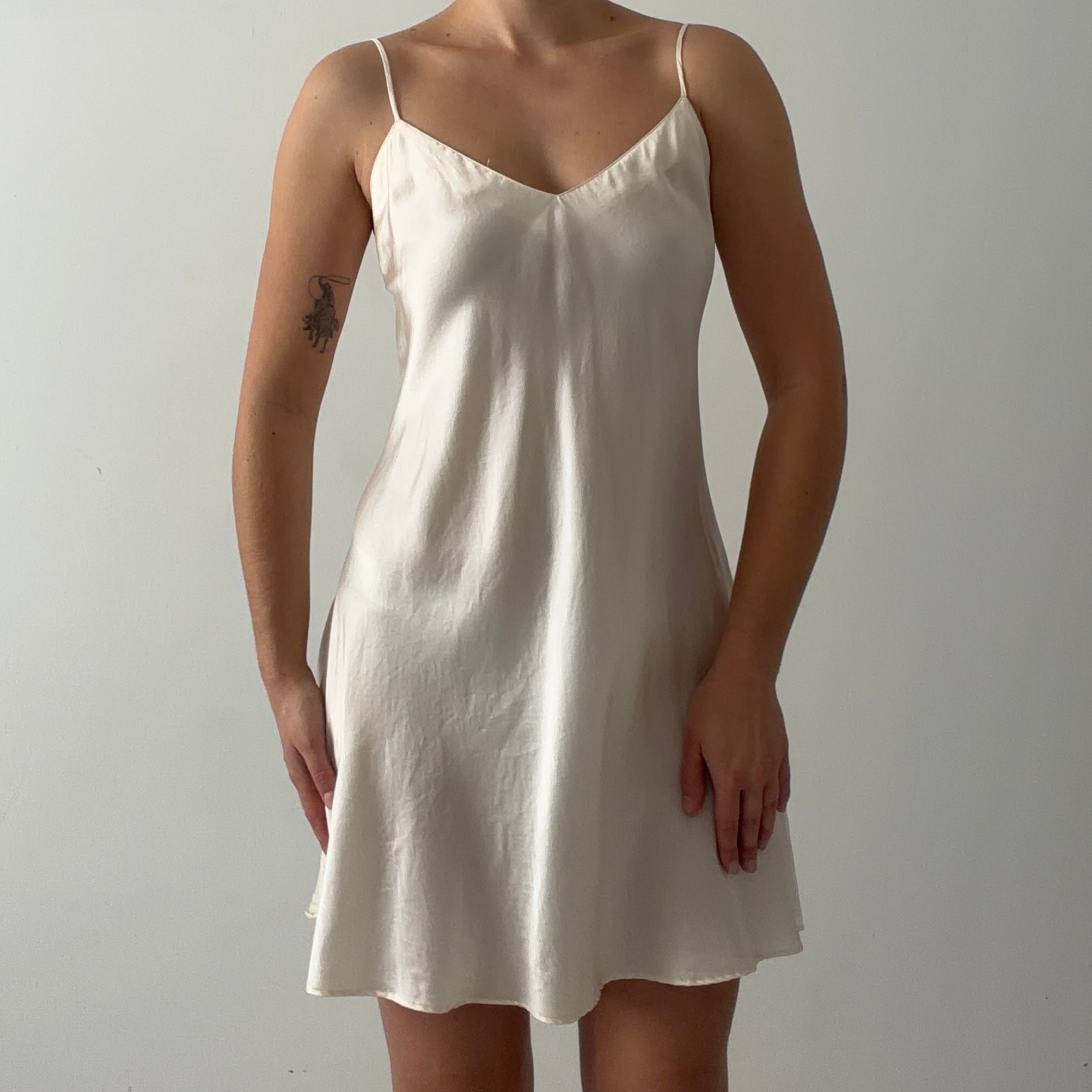 Victoria's Secret Gold Label Silk Slip | 10-12
