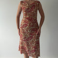 Marla Kim Cowl Midi Dress | XL