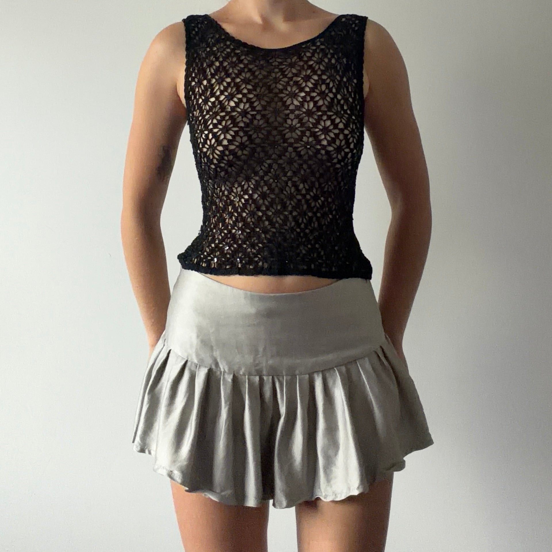 Crochet Sequin Top | 6-8