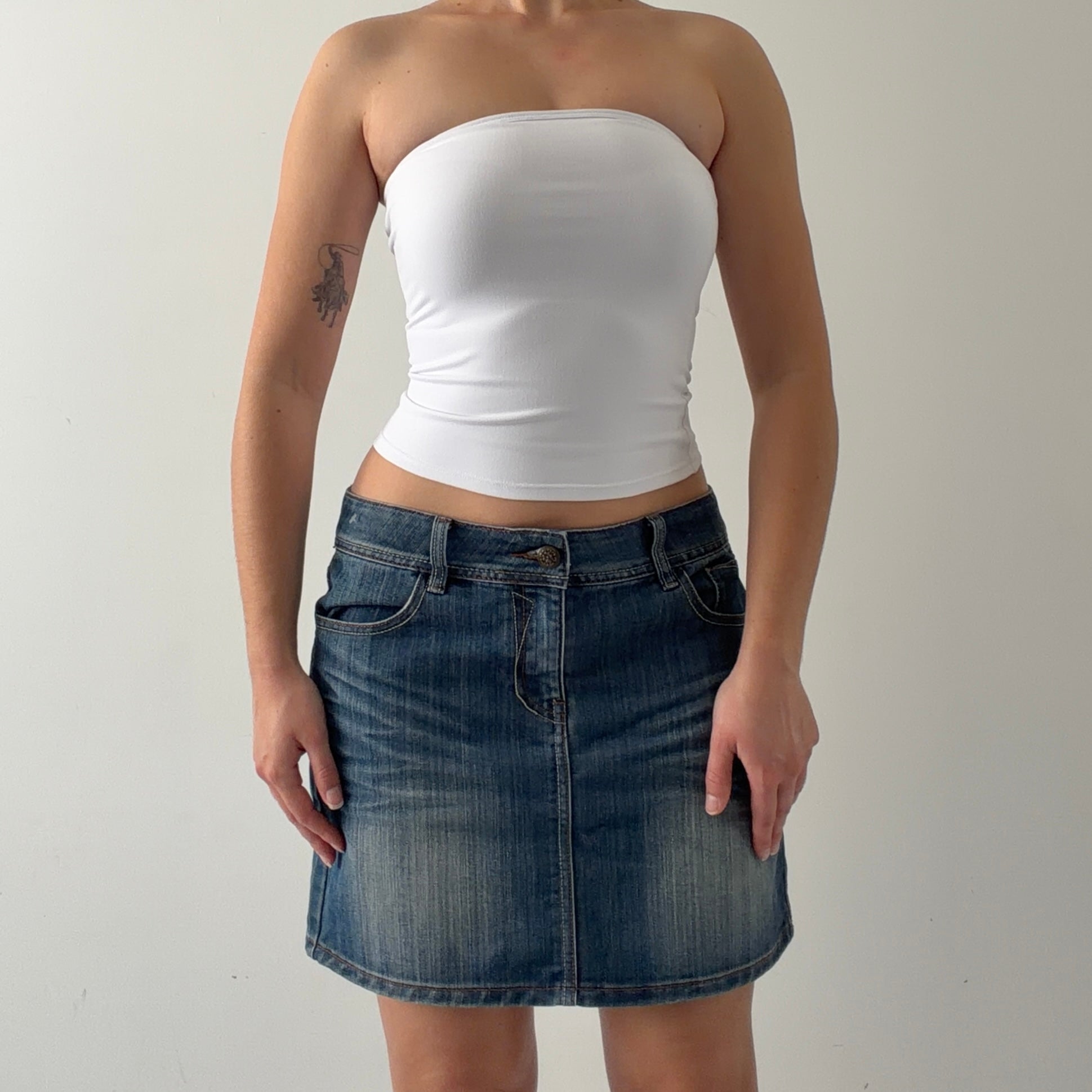 Kiabi Woman Denim Mini Skirt | M