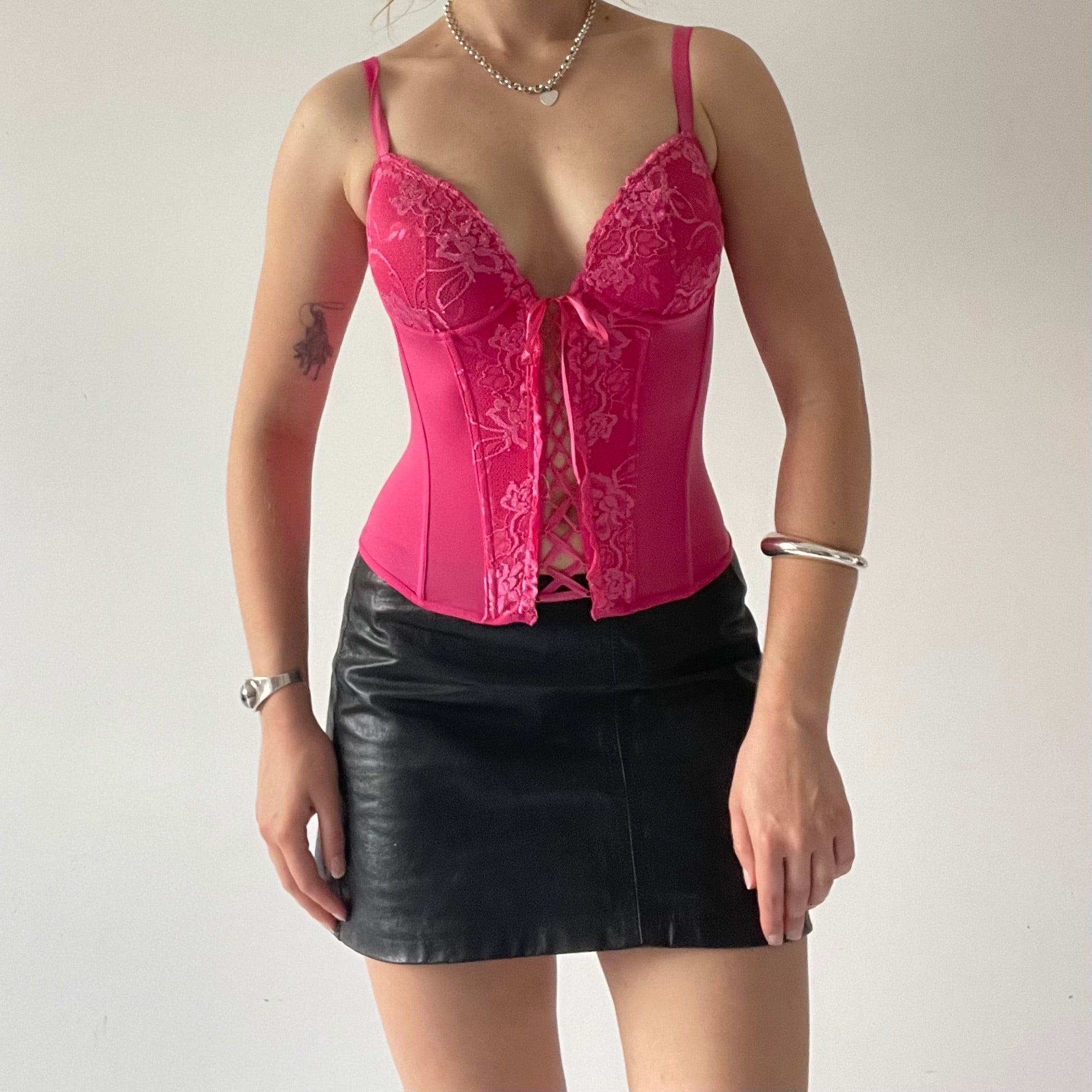 00s Lace Up Corset