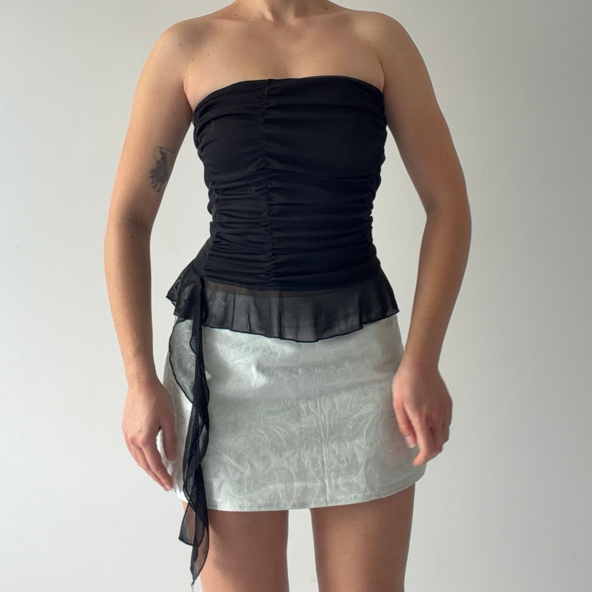 Heart Moon Star Strapless Top | S-M