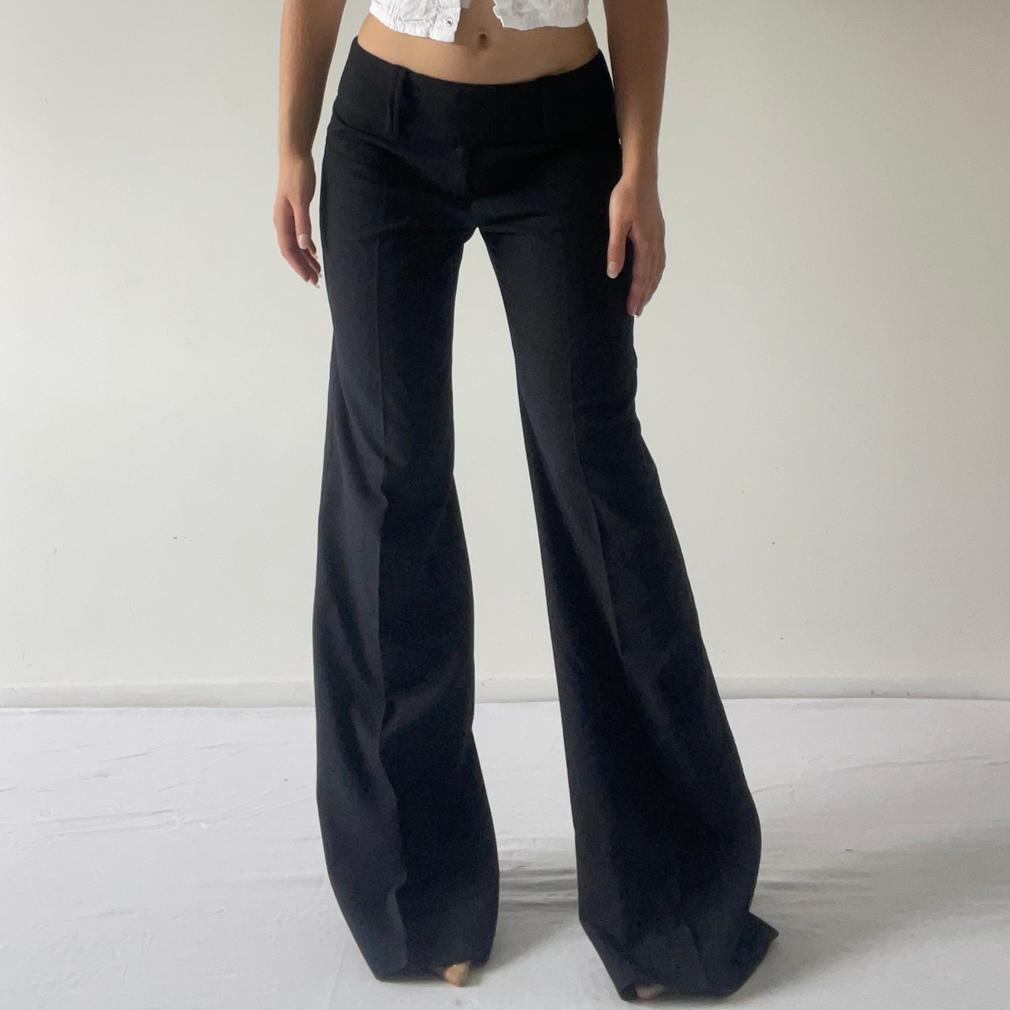 Cue Low Rise Wide Leg Pants | 8-10