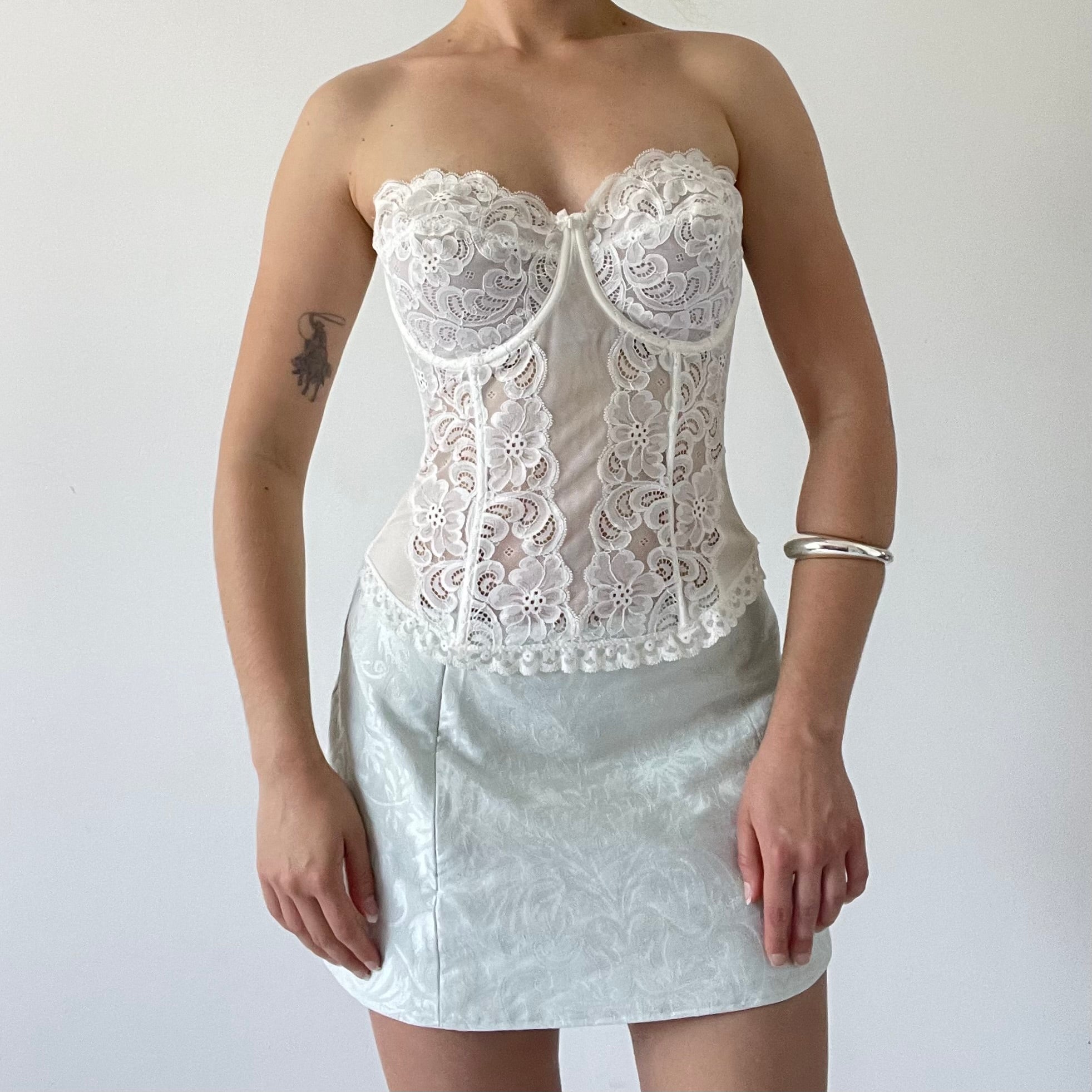 Strapless Lace Corset | 8-12 C/D