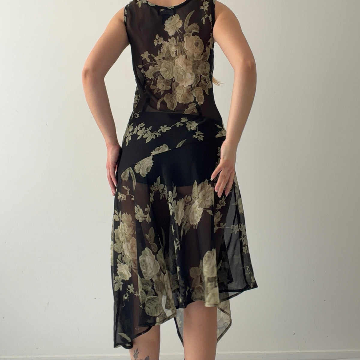 Connected Apparel Beaded Midi Dress | L