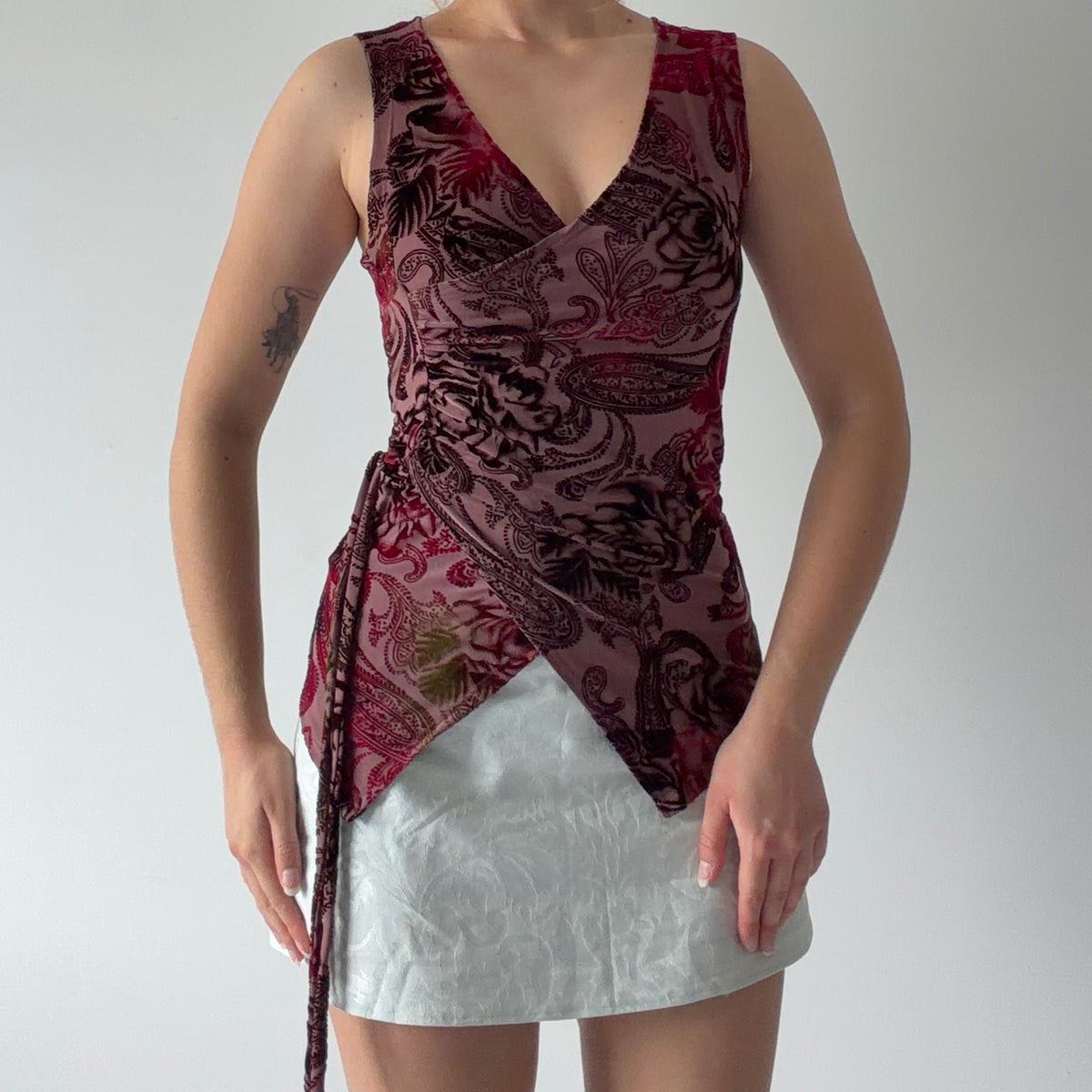 Velvet Burnout Cami Top | S