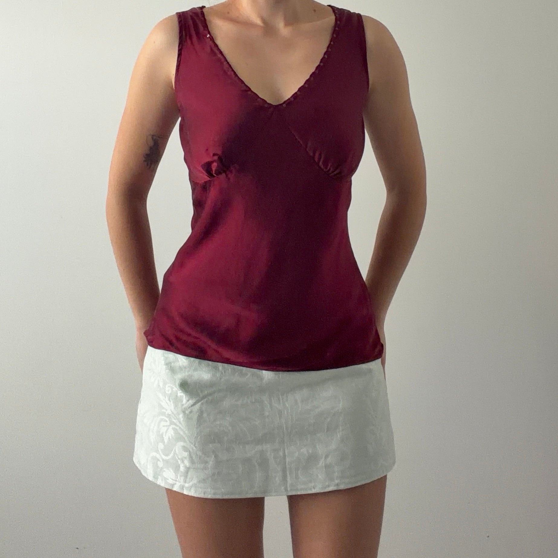 Silk Babydoll Cami Top | 10-12