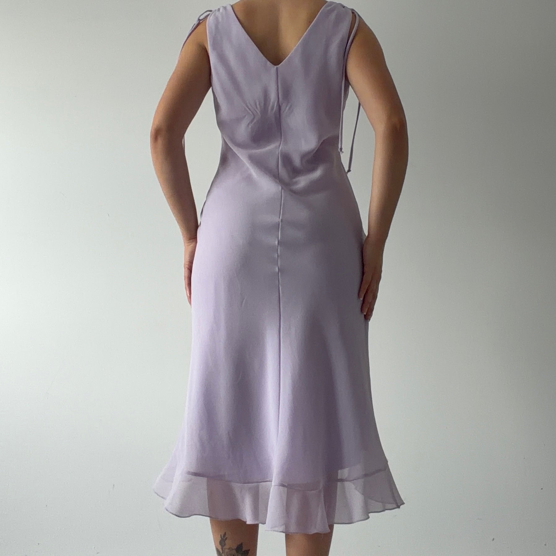 Wrapper Lavender Babydoll Dress | 10-12