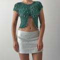 Karen Millen Crochet Beaded Top | XS