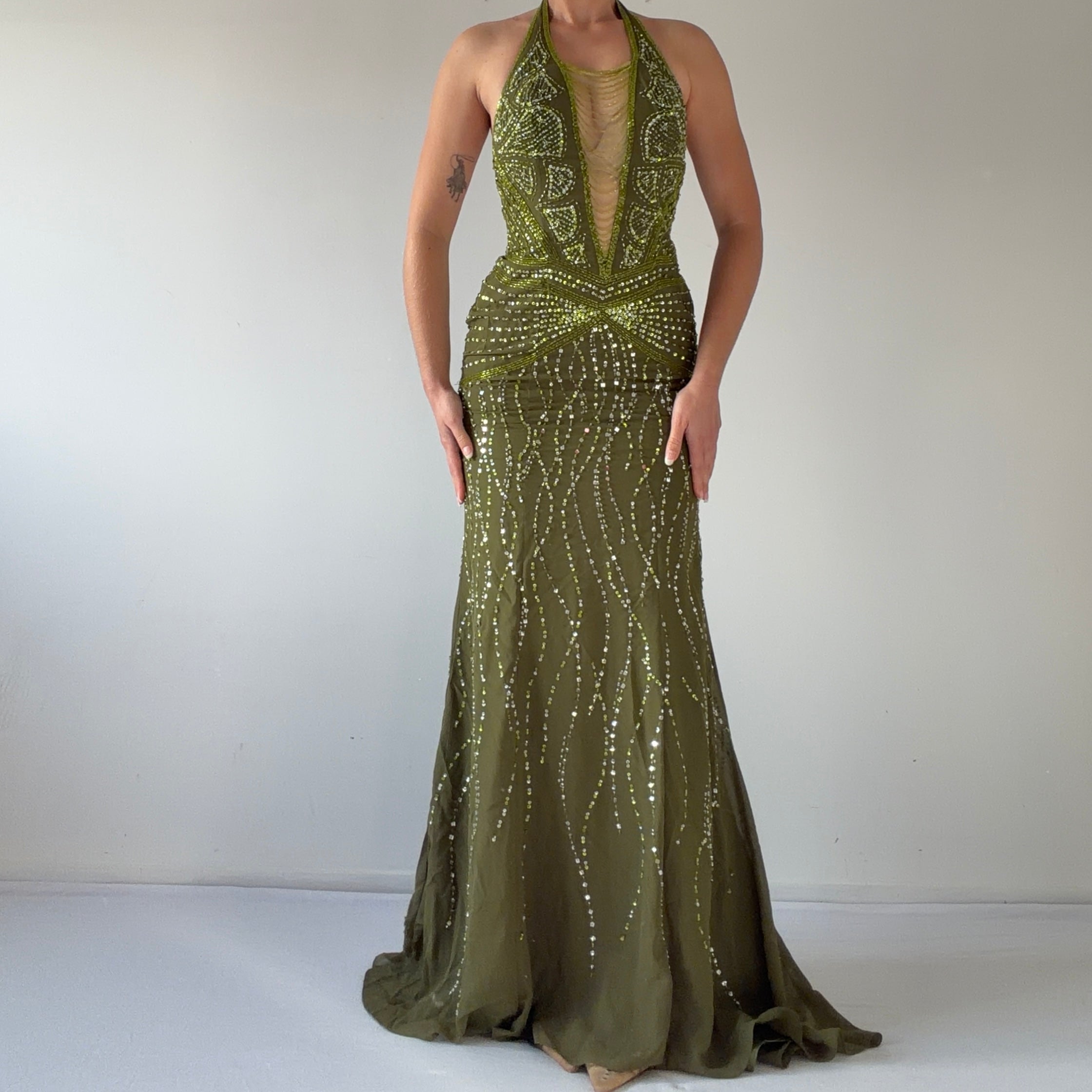Riva Design Beaded Dress | XS