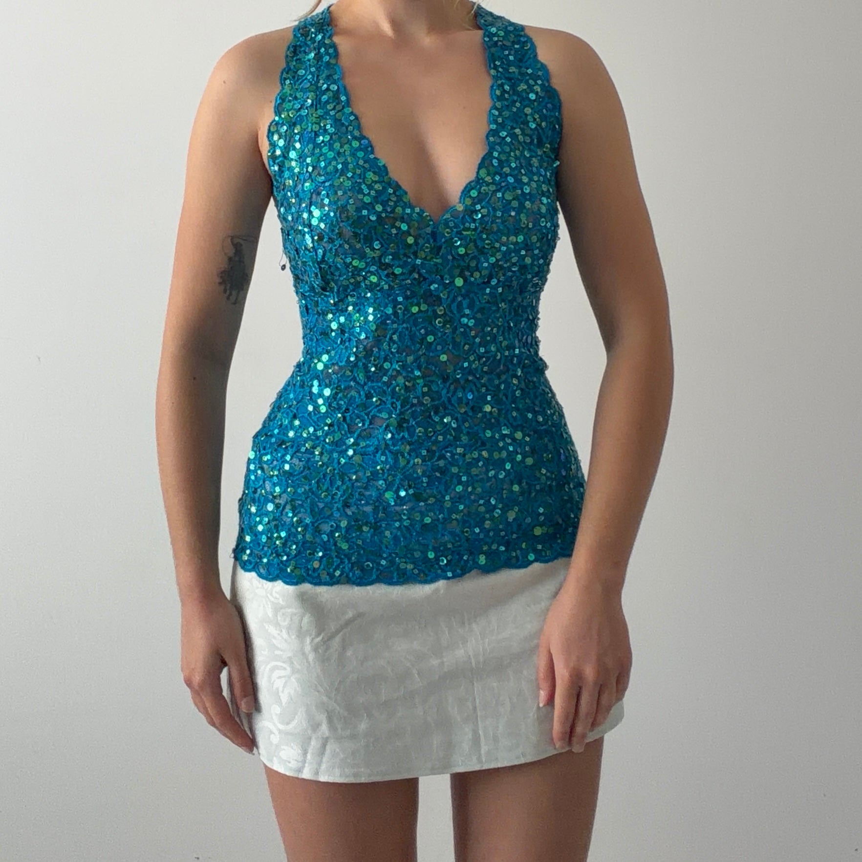 Cache Sequin Top | M