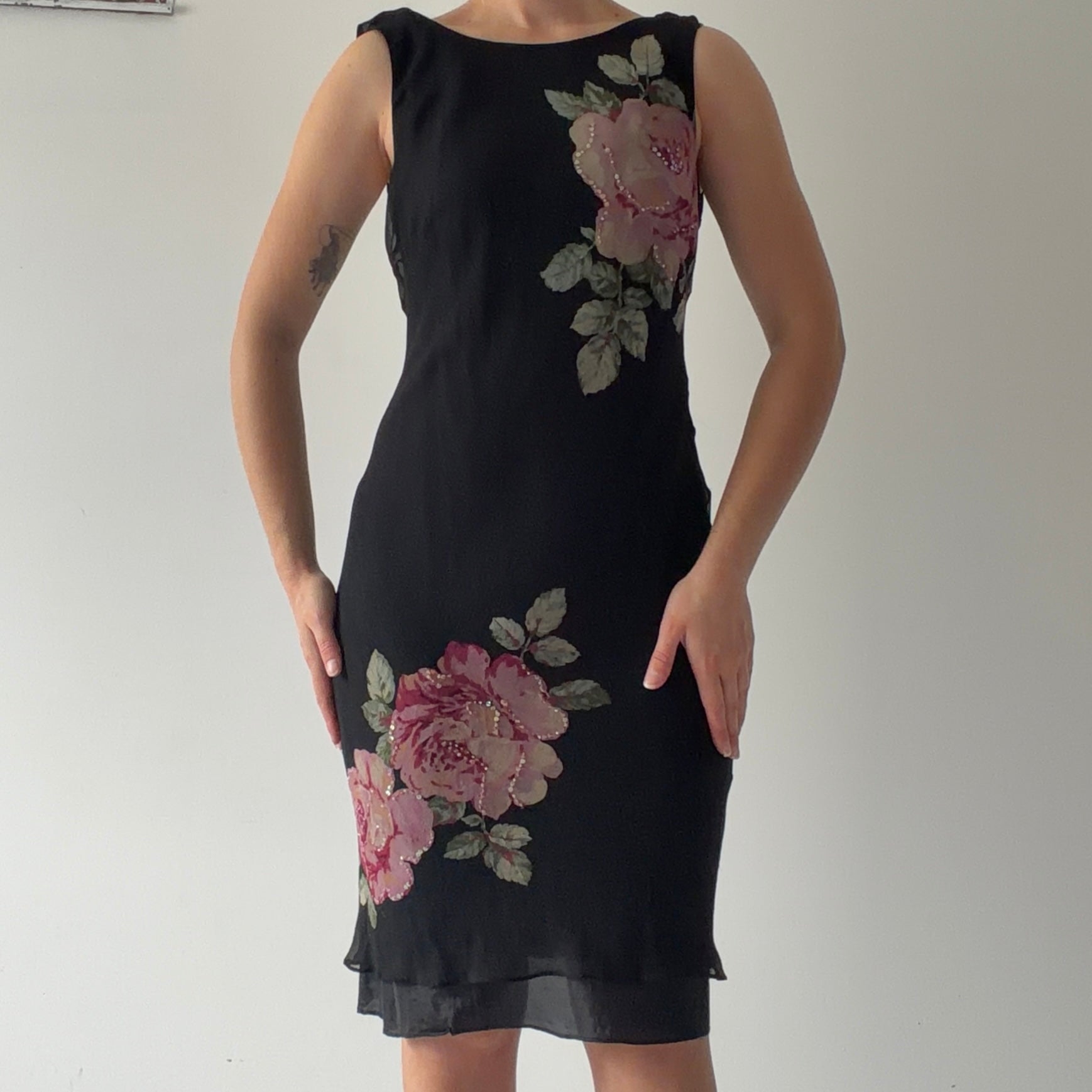 Robbie Bee Silk Midi Dress | 12-14