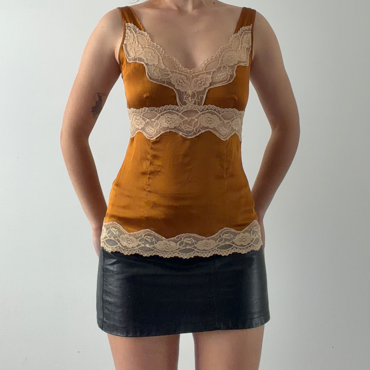 Moda International Silk Lace Cami | 6-8